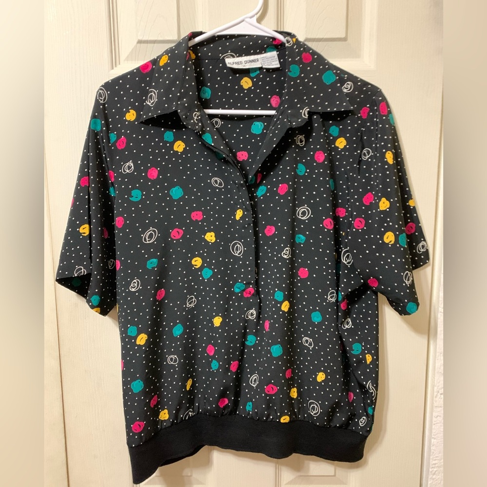Vintage Alfred Dunner pullover with amazing print.